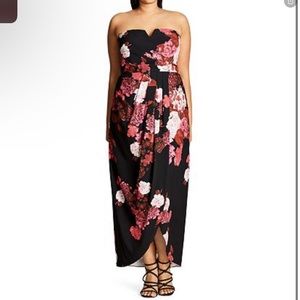 City chic maxi autumn dress, NWT